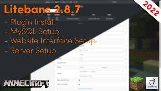 Litebans [2.8.7] - How to Install Plugin, Web Interface & Setup MySQL! (2022 Guide)