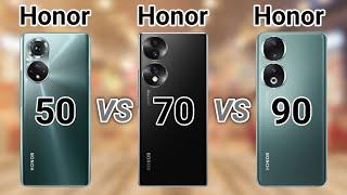 Honor 90 vs Honor 70 vs Honor 50