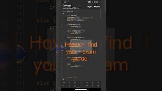 #How to find your exam grade #mobile #coding #program #python #code #html #php 2024.