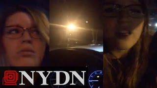 Drunk Driver periscopes her ride home