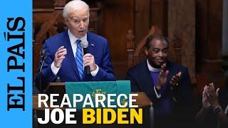 JOE BIDEN reaparece en JUNETEENTH para dar discurso | EL PAÍS