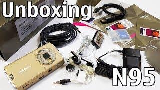 Nokia N95 Sand Unboxing 4K with all original accessories Nseries RM-159 review