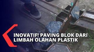 Daur Ulang Sampah Plastik Menjadi Paving Blok untuk Bahan Bangunan