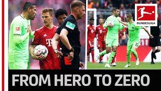 Crazy 9 Minutes of Jonathas - Substitution, Goal and Red Card against Bayern in Record Time