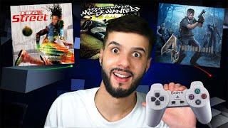 Jogando os 5 Melhores Jogos de PlayStation 2!