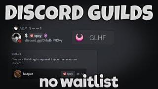 HOW TO GET A DISCORD GUILD (CLAN) TAG WITHOUT HAVING TO WAIT (WORKING NEW)