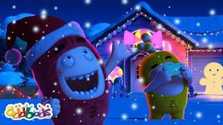 Fuse and Bubbles SEE SANTA!!  | Oddbods Cartoons | Funny Cartoons For Kids