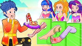 If the Shoes Fits! Who is the Princess that Alex Looking For?! | Poor Princess Life Animation