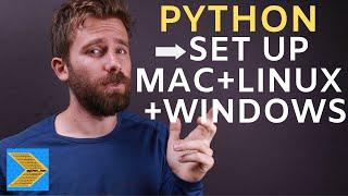 Setting Up Python and Visual Studio Code IDE on Windows, Mac, and Linux