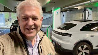 Charging Our Porsche Macan EV At Our Upgraded Electrify America Hub - Still Awaiting NACS Magic!