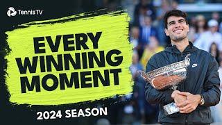 Every Championship Point & Trophy Lift From The 2024 ATP Season! 