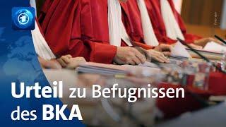 Bundesverfassungsgericht: BKA-Gesetz in Teilen verfassungswidrig