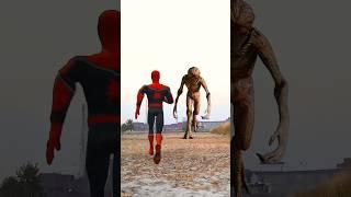 spider man and monster fight funny cartoon vfx animation video tiktok viral #animation #spiderman
