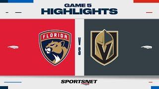 Stanley Cup Final Game 5 Highlights | Panthers vs. Golden Knights - June 13, 2023