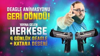 DEAGLE ANİMASYONU GERİ DÖNDÜ  - 20:00'DA  HERKESE 4 GÜNLÜK DEAGLE + KATANA DESENİ