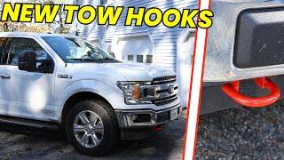 Installing NEW Tow Hooks on my F150 | Not as Easy as it Looks!