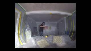 How to Mist coat ceilings on a Domestic job, 618FFLP Graco tip