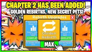 CLICKING CHAMPIONS *CHAPTER 2* GOLDEN! I HATCHED THE NEW SECRET! I GOT OVER 100 GOLDEN REBIRTHS! OP!