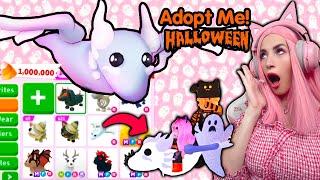 Купила всех *NEW* питомцев HALLOWEEN ADOPT ME 2021 | Новые плэйсы и аксессуары АДОПТ МИ Ghost Dragon