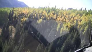 HAATS Instructor Pilot Darren Freyer Flying low and fast over Colorado's Rocky Mountains