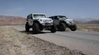 JEEP - Hemi JK vs LS JK Drag Race - Dakota Customs and Bruiser Conversions