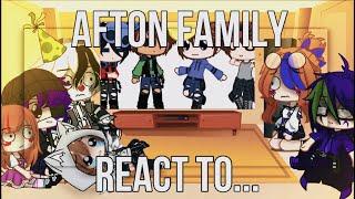 ||Afton family react to:FNAF 4 bullies being  idiots||