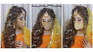 Kashee's bridal hairstyle full tutorial | mayon bride hairstyle | pakistani wedding hairstyle |