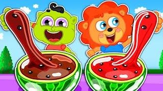 MrLion India | Watermelon Slime Challenge | Cartoon for Kids