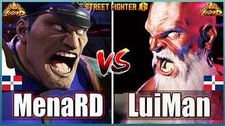 Street Fighter 6 MenaRD (M Bison)  Vs  LuiMan20 (DHALSIM)Best Room MatchFightingGameWorldX