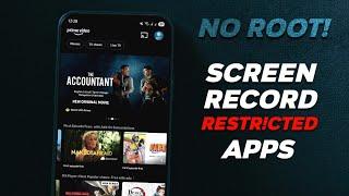 Screen Record Restricted Apps on Android Without Root!