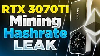 RTX 3070 TI Mining Hashrate Leak