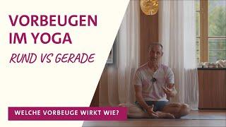 Yoga Tutorial - Richtig vorbeugen im Yoga - rund oder gerade..?