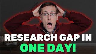 Find A Research Gap In ONE Day (Step-by-step Tutorial)