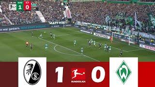 SC Freiburg gegen SV Werder Bremen [1-0] | Bundesliga 2024/25 | Spielen Höhepunkte!