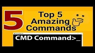 Top 5  CMD Commands Apply On Computer || 5 Amazing Commands ( in Hindi ) || By Digital Bihar ||
