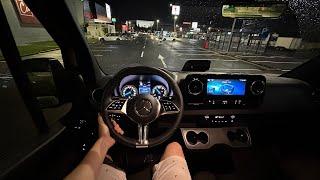 Mercedes e-Sprinter 2024 Night Test Drive