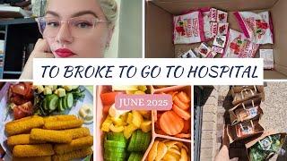 To Broke to go to the Hospital
