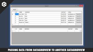 How to Pass Data from One Datagridview to another Datagridview using C#