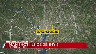 Man shot inside Denny's