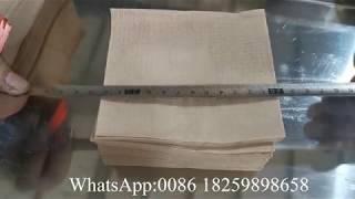 Testing two layer tissue paper napkin making machine