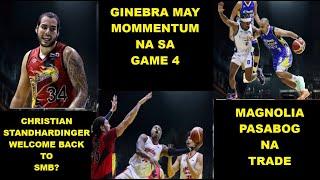 STANDHARDINGER EXPIRED NA CONTRACT, BALIK SMB NA? | GINEBRA MAY PASABOG SA GAME 4| MAGNOLIA NEWS