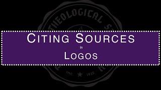 How to Cite Sources in Logos