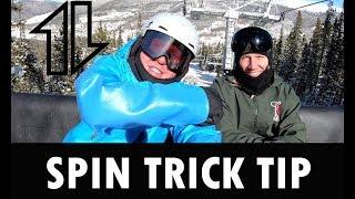 Snowboard Spin Trick Tip featuring Casey Willax!