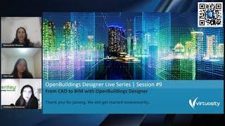 OpenBuildings Designer Live Series #9 - From CAD to BIM with OpenBuildings Designer