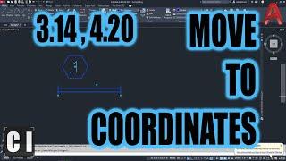 AutoCAD Move Objects to Exact Coordinates! Tips for moving objects quickly & accurately