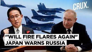 Japan's F-15 & F-35 Jets Fire Flares As Russian Spy Plane "Violates" Airspace In First Such Showdown