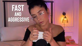 99.9% of you will get tingles, to this SUPER FAST and Aggressive ASMR.