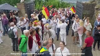 Hambacher Fest für Demokratie - Marsch durch die Hambacher Schlosspforte - Neustadt a.d.W. 28.05.22