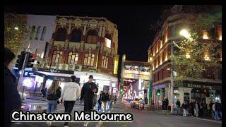 Jalan Jalan Ke Chinatown & Cobain Makanan Di China Bar Melbourne  || 4K 