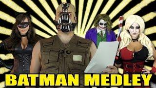 Batman Medley! - Harley Quinn Vs Joker vs Cat Woman, & Batman! Family Friendly | Screen Team